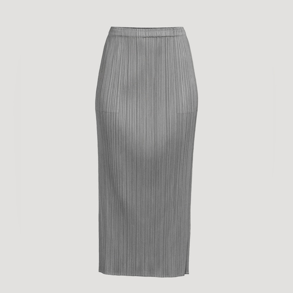 ISSEY MIKAYE Pleats Please Grey Skirt (in stock at Holt Renfrew & SSENSE) - Picture 6 of 12
